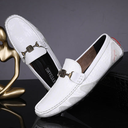 First Layer Cowhide Casual Shoes For Men Gobuy Fashion