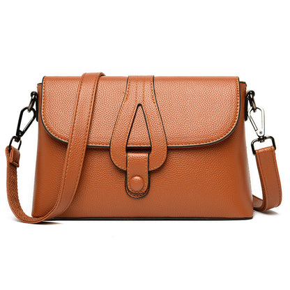 Button Fashion Lady's Diagonal Shoulder Bag GO Buy