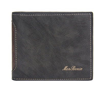 New Men's Wallets Short Leisure Splicing GO Buy