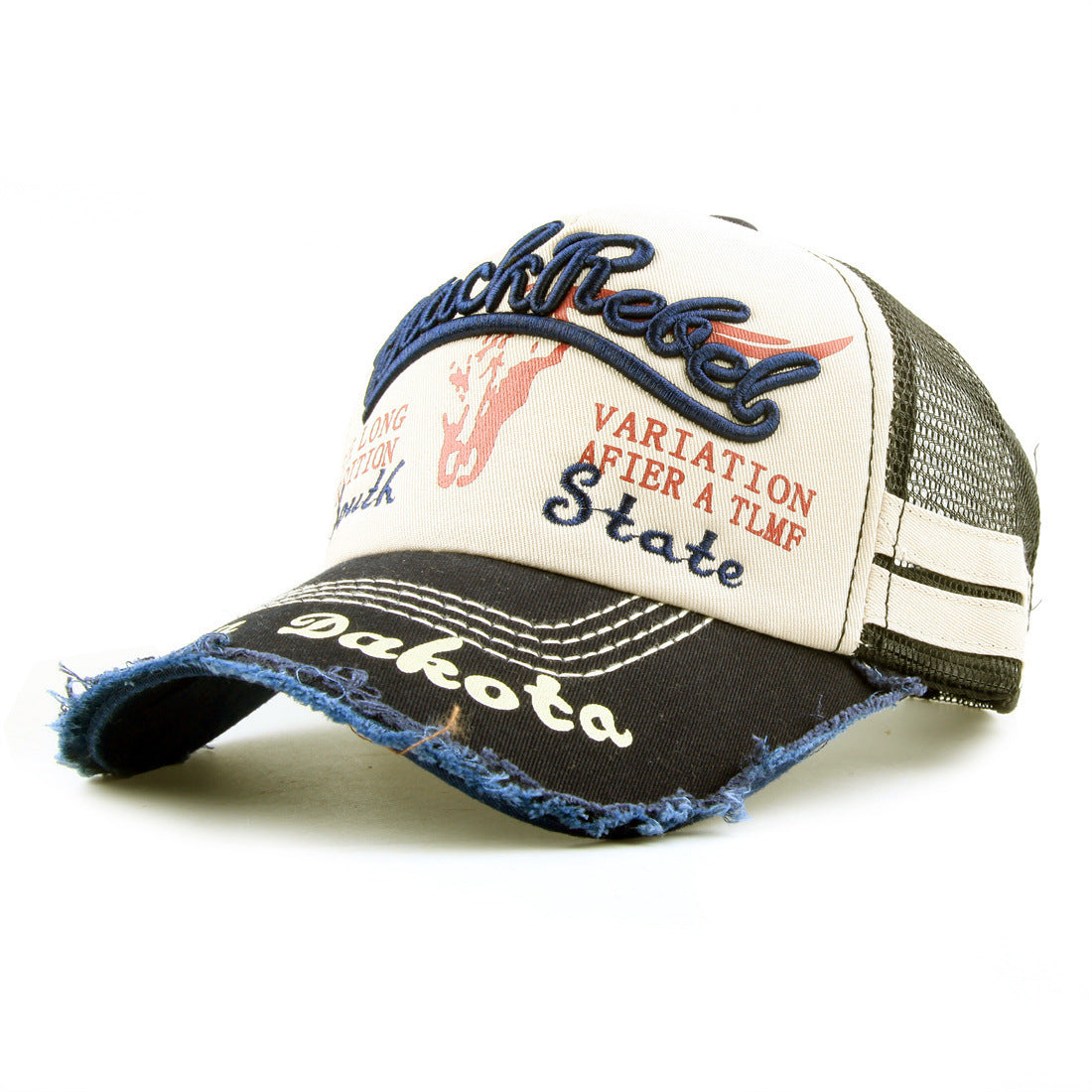 Women's Summer Washed Bull Head Embroidered Baseball Cap Gobuy Fashion