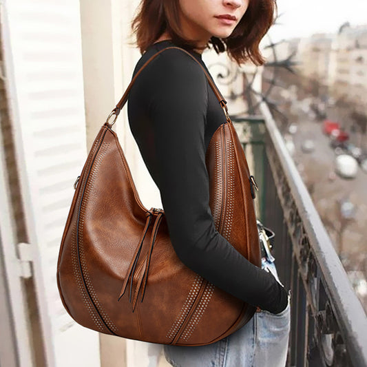 New Trend Retro Large Capacity Tote Shoulder Bag GO Buy