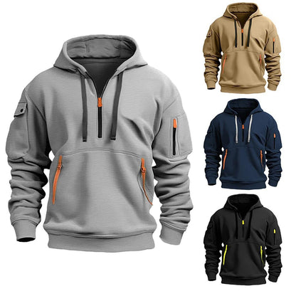 Cotton Dropped Shoulder Hooded Sweatshirt Men's Women's Plus Size Loose Pullover Fashion Sweatshirt GO buy