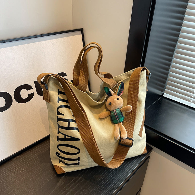 Women's Casual Large-capacity Canvas Shoulder Messenger Bag GO Buy