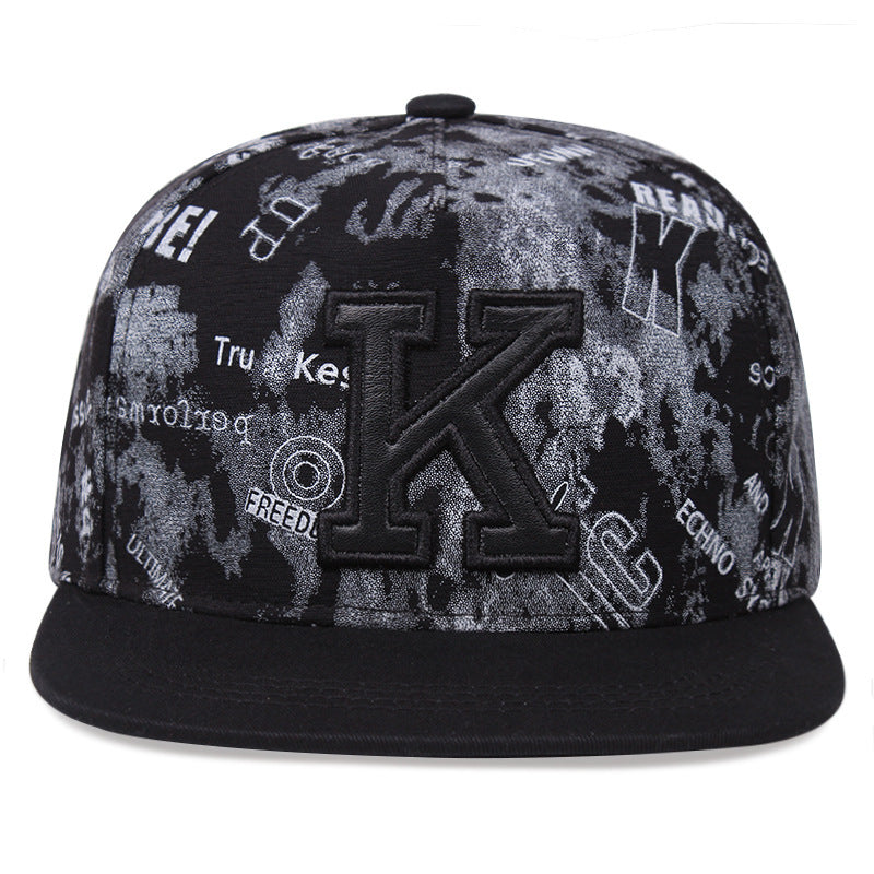 K Letter Baseball Cap Hip Hop Hat Size Adjustable Gobuy Fashion
