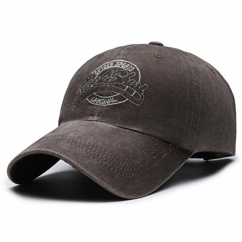 All - match Washed Denim Baseball Cap Distressed Hat Outdoor - Gobuy Fashion