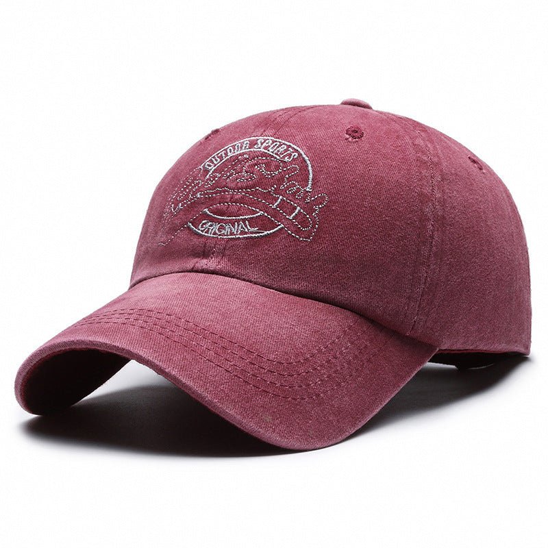 All - match Washed Denim Baseball Cap Distressed Hat Outdoor - Gobuy Fashion