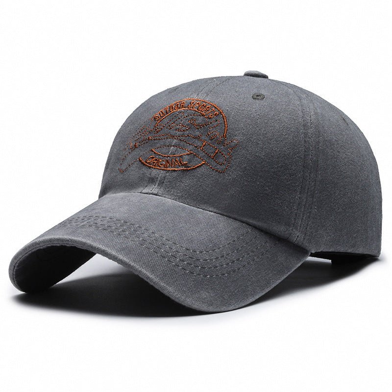All - match Washed Denim Baseball Cap Distressed Hat Outdoor - Gobuy Fashion