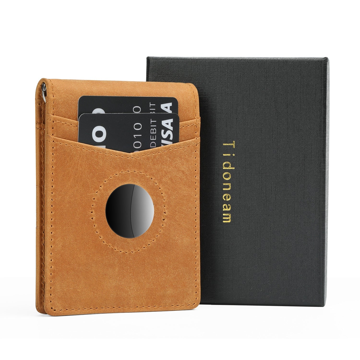 Anti - theft Brush Genuine Leather Men's Wallet - Go Buy