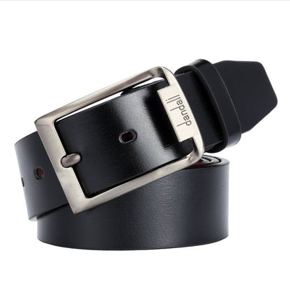 Antique Pin Buckle Men's Leather Belt Casual Men's Belt - Go Buy