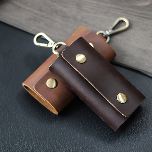 Men Wallet Leather Key Bag Multifunctional Keychain GO Buy