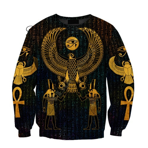 Printed Sports Casual Pullover Zipper Sweater GO buy