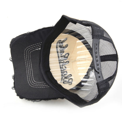 Women's Summer Washed Bull Head Embroidered Baseball Cap Gobuy Fashion