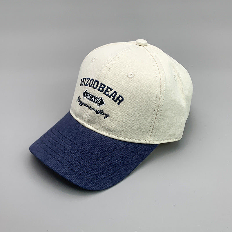Simple Color Matching Letters Graffiti Cotton Embroidery Sports Breathable Baseball Cap Gobuy Fashion