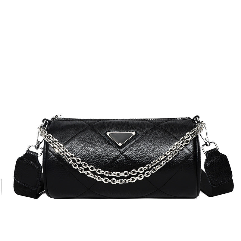Fashion Chain Bag Embroidered Line Rhombus One Shoulder Messenger GO Buy