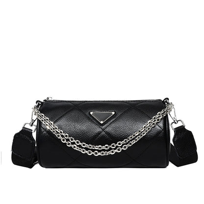 Fashion Chain Bag Embroidered Line Rhombus One Shoulder Messenger GO Buy