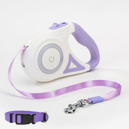 Dog Leash Retractable Leash And Dog Collar Spotlight Automatic Pet Dog Cat Traction Rope For Small Medium Dogs Pet Product Gobuy Fashion
