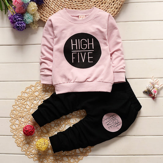 Children's Baby Girl Two-piece Suit GO buy