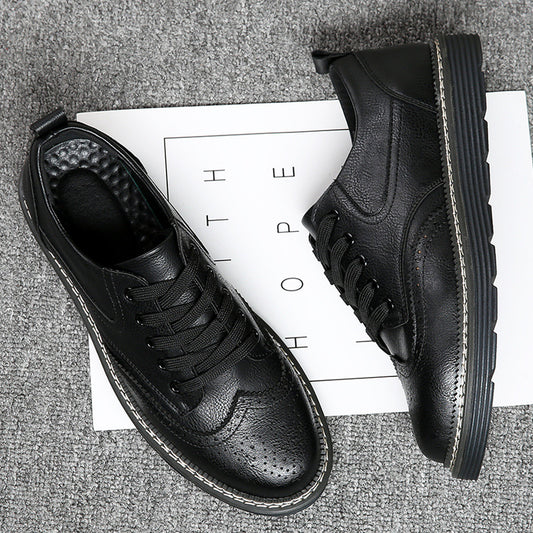 British Men's Business Casual Leather Shoes GO Buy