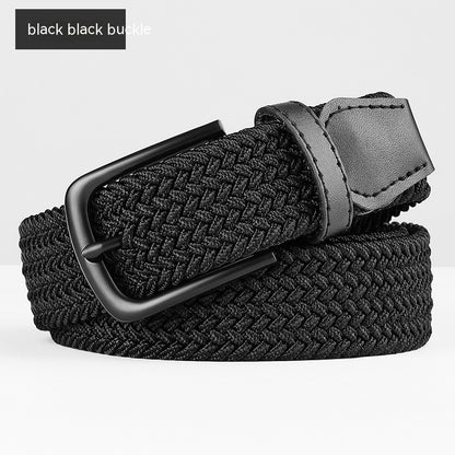 Woven Leather Belt Men's Pant Women's Jeans GO Buy