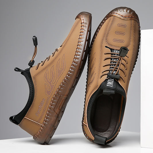 Men's Fashion Casual Soft Bottom Leather Shoes GO Buy