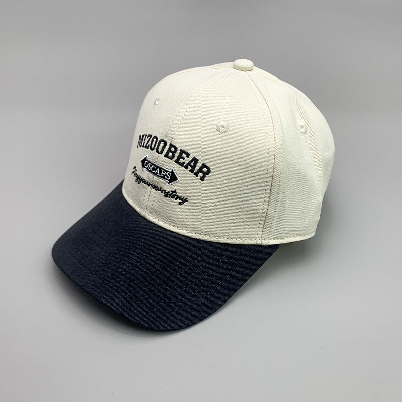 Simple Color Matching Letters Graffiti Cotton Embroidery Sports Breathable Baseball Cap Gobuy Fashion