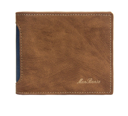 New Men's Wallets Short Leisure Splicing GO Buy