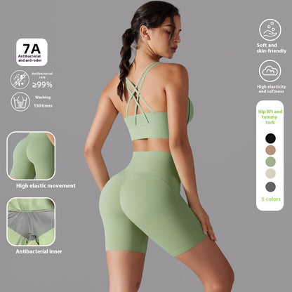 Beauty Back Cross Sports Underwear Fitness Yoga Wear Suit Gobuy Fashion