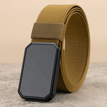 Canvas Belt Men's Automatic Buckle Tactical Military Training Belt GO Buy