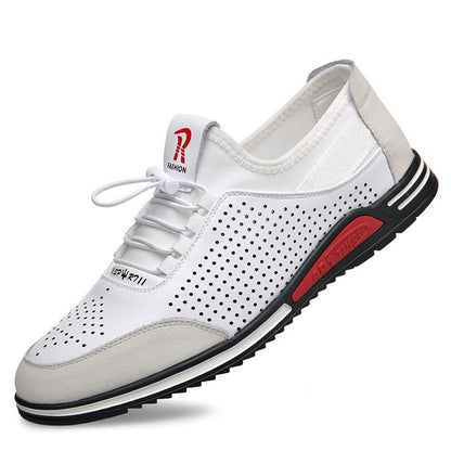 One-legged Casual Men's Soft-soled Leather Shoes GO Buy