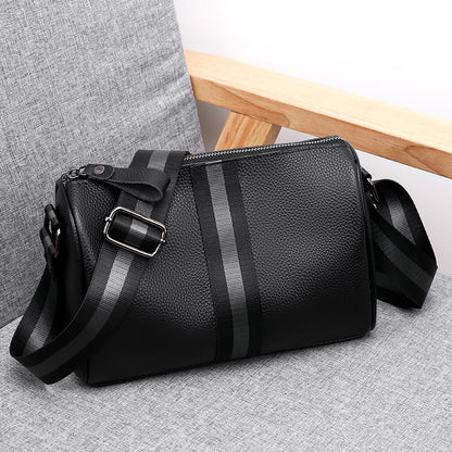 One-shoulder Crossbody Leather Large Capacity Bag GO Buy