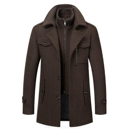 Cold-resistant Plus Cotton Woolen Men's Jacket GO Buy