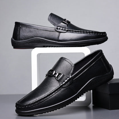 Fashion Casual Shoes Men Leather Feet GO Buy