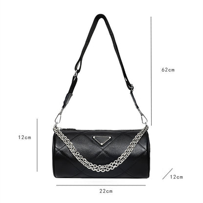 Fashion Chain Bag Embroidered Line Rhombus One Shoulder Messenger GO Buy