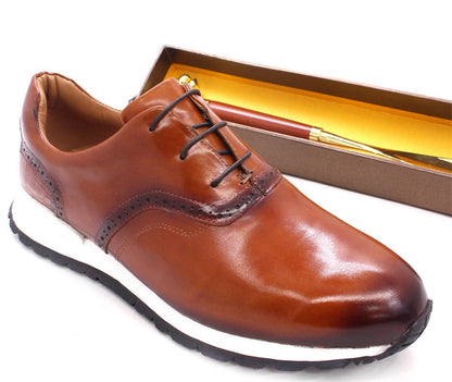 Breathable And Non Slip Leather Men Shoes GO Buy