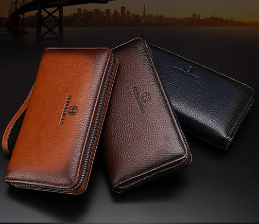 Large Capacity Men's Business Casual Long Wallet GO Buy