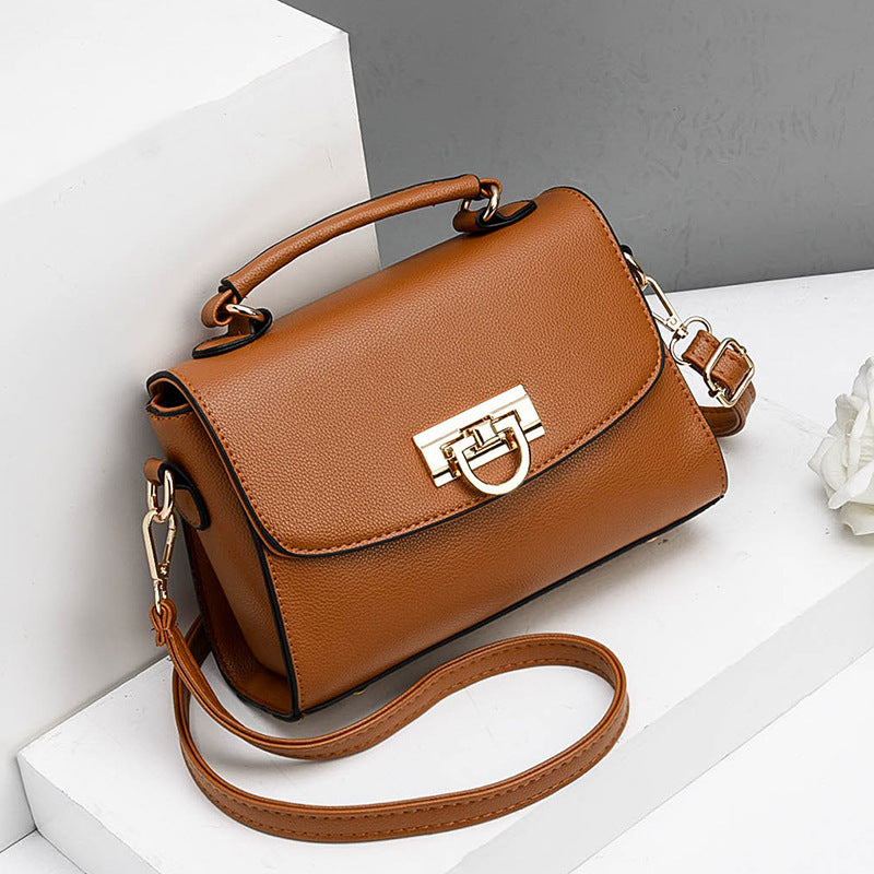 Single Shoulder Messenger Bag Simple Ladies Portable Small Square Bag GO Buy