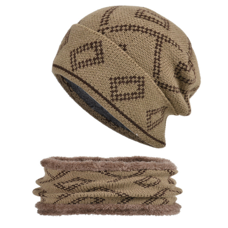 Hedging Hat With Thick Square Pattern To Keep Warm GO Buy