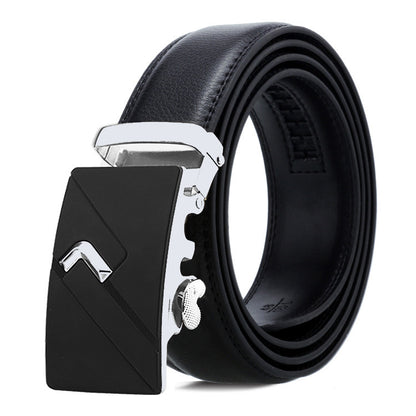Men's Belt Automatic Buckle Business Trouser Belt GO Buy