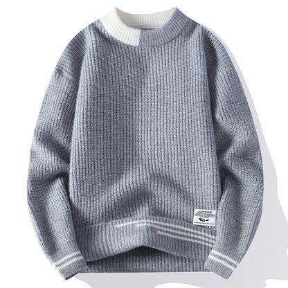 Men's Multi-color Stripe Sweater Cardigan GO Buy