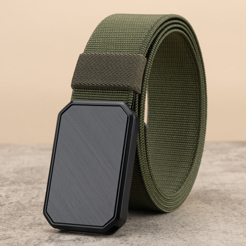 Canvas Belt Men's Automatic Buckle Tactical Military Training Belt GO Buy