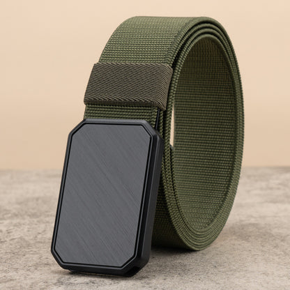 Canvas Belt Men's Automatic Buckle Tactical Military Training Belt GO Buy