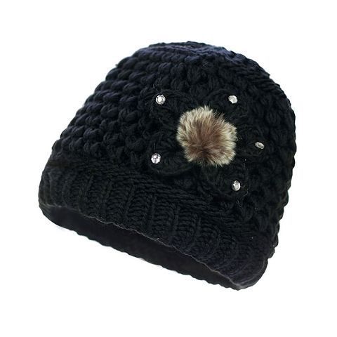 Middle-aged And Elderly Mother's Knitted Wool Hat In Winter GO buy