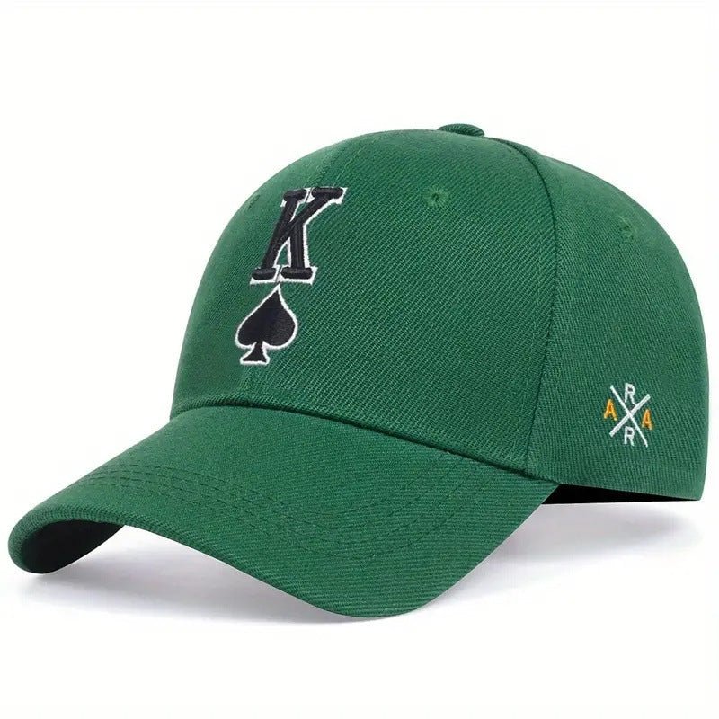 Embroidered Spade K Sun Hat - Gobuy Fashion