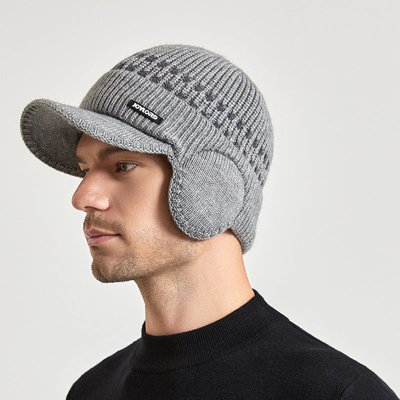 Fleece-lined Men's Sleeve Cap Ear Protection Baseball GO buy