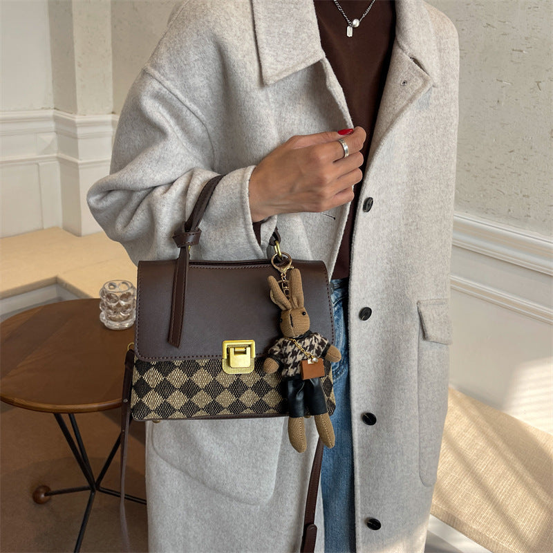 Black And White Contrast Color Trend Korean Female Bag GO Buy