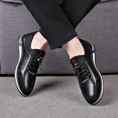 One-legged Casual Men's Soft-soled Leather Shoes GO Buy