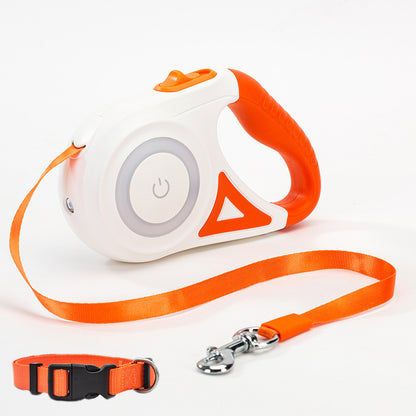 Dog Leash Retractable Leash And Dog Collar Spotlight Automatic Pet Dog Cat Traction Rope For Small Medium Dogs Pet Product Gobuy Fashion