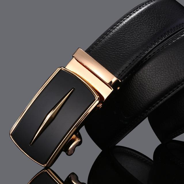 Men's Belt Automatic Buckle Business Trouser Belt GO Buy
