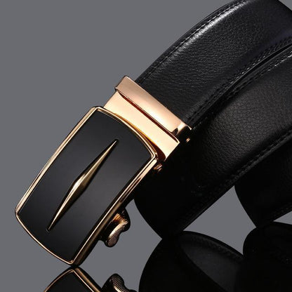 Men's Belt Automatic Buckle Business Trouser Belt GO Buy