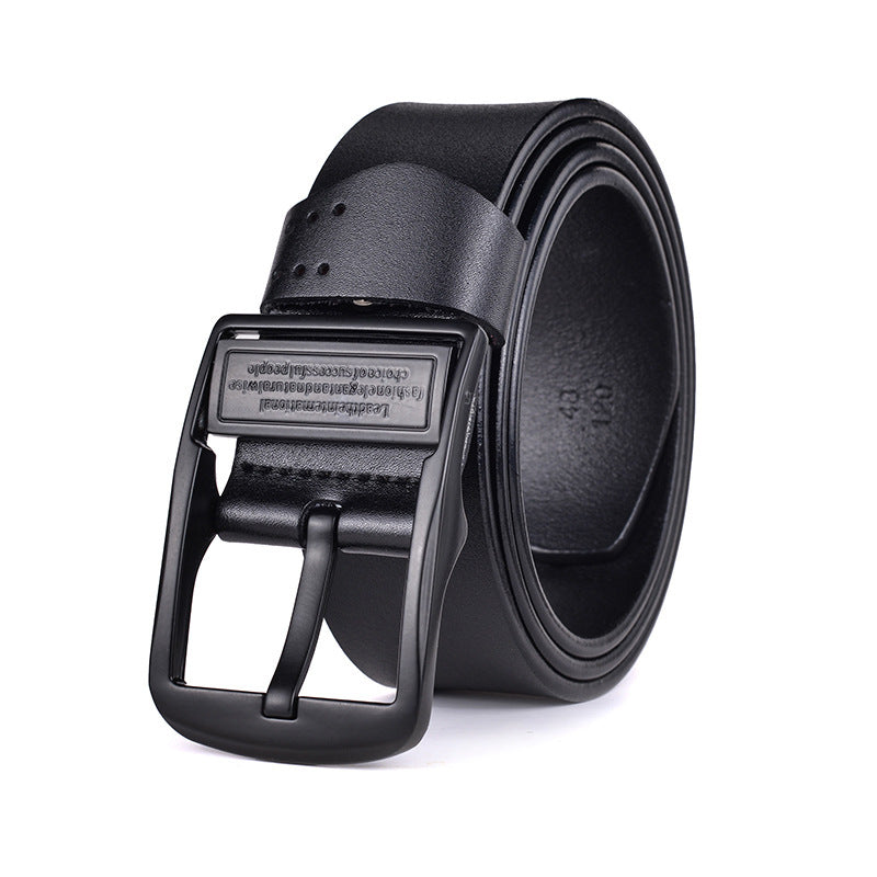 Men's Leather Pin Buckle Belt Fashion Casual GO Buy
